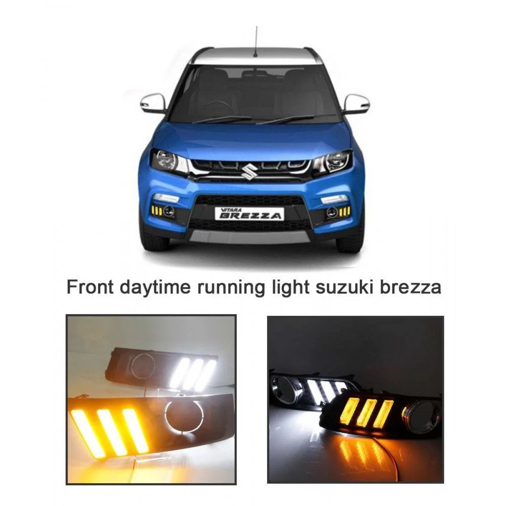 Buy Maruti Vitara Brezza LED DRL Light Neon Tube Type Car